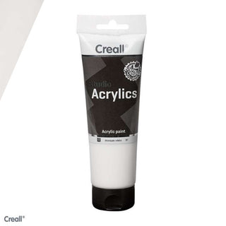 Creall | Studio Acrylics Acrylfarbe 120ml Tube Wasserbasiert, schnell trocknend, Wasserfest, Mischbar