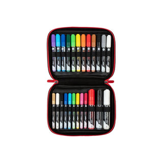 Darwi | Marbel Marker Universalmarker 24er-Set für Keramik, Glas, Textilien - Racher