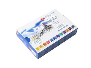 White Nights - Aquarellfarbe-Set Urban Landscapes