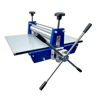 ABIG | Druckpresse mit Untersetzungsgetriebe und angetriebener Druckplatte für Hochdrucktechniken - Racher