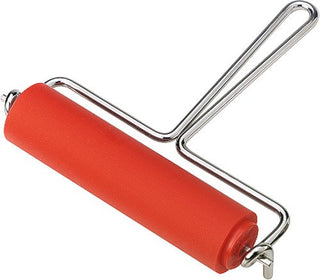 ABIG | Farbwalze mit roter Gummiwalze & Auflagestütze, wasser- und ölfest - Racher