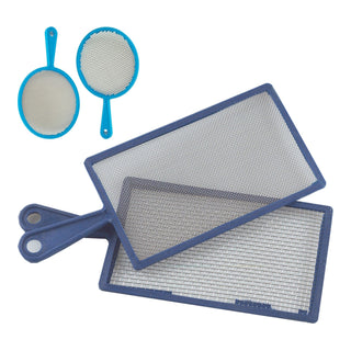 ABIG | Spritzsieb Kreativwerkzeug für Farbspritztechniken rechteckig & rund - Racher