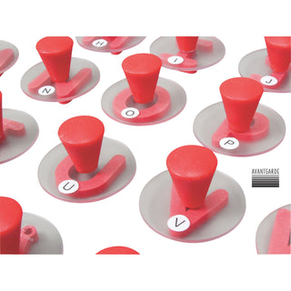 Avantgarde | Mega-Stempel Set Großbuchstaben A–Z  für Bastel- & Kreativprojekte - Racher