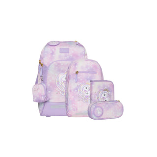 Beckmann | Schulrucksack-Set Active Air FLX 6-teilig - Unicorn Princess Purple - Racher