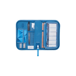 Beckmann | Schulrucksack-Set Classic 6-teilig - Blue Lightning - Racher