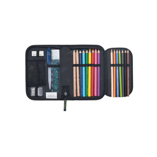 Beckmann | Schulrucksack-Set Classic 6-teilig - Pixel - Racher