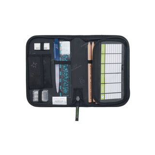 Beckmann | Schulrucksack-Set Classic 6-teilig - Pixel - Racher