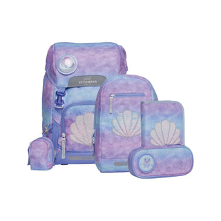 Beckmann | Schulrucksack-Set Classic 6-teilig - Seashell - Racher
