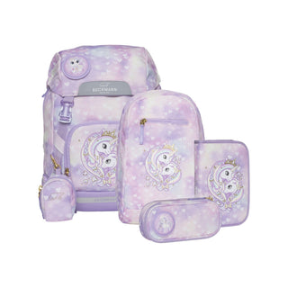 Beckmann | Schulrucksack-Set Classic 6-teilig - Unicorn Princess Purple - Racher