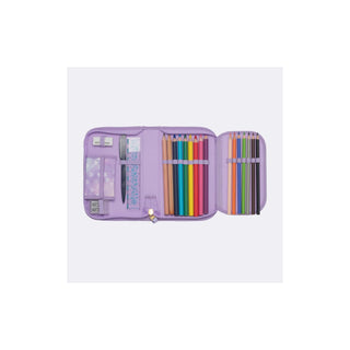 Beckmann | Schulrucksack-Set Classic 6-teilig - Unicorn Princess Purple - Racher