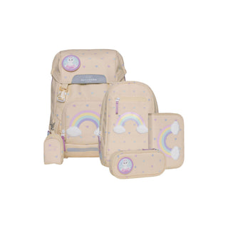 Beckmann | Schulrucksack-Set Classic 6-teilig - Yellow Heart - Racher