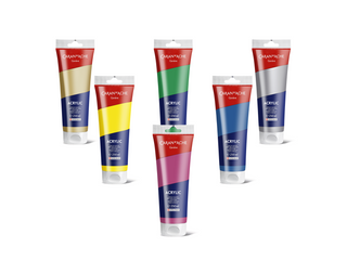 Caran d'Ache | Acrylic Künstler-Acrylfarbe 250 ml Tube für vielseitige Maltechniken - Racher