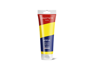 Caran d'Ache | Acrylic Künstler-Acrylfarbe 250 ml Tube für vielseitige Maltechniken - Racher
