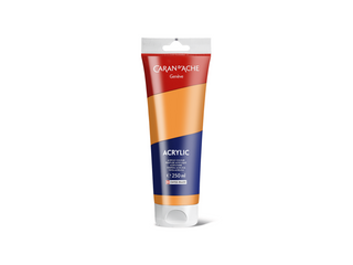 Caran d'Ache | Acrylic Künstler-Acrylfarbe 250 ml Tube für vielseitige Maltechniken - Racher