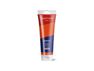 Caran d'Ache | Acrylic Künstler-Acrylfarbe 250 ml Tube für vielseitige Maltechniken - Racher