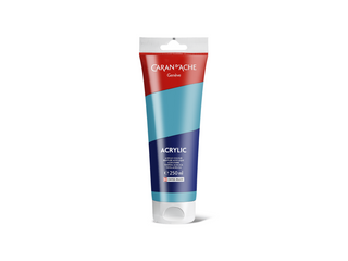 Caran d'Ache | Acrylic Künstler-Acrylfarbe 250 ml Tube für vielseitige Maltechniken - Racher