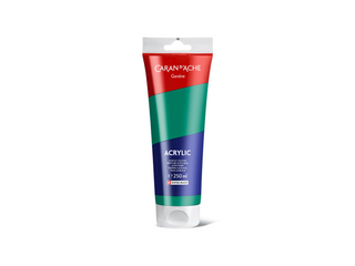 Caran d'Ache | Acrylic Künstler-Acrylfarbe 250 ml Tube für vielseitige Maltechniken - Racher