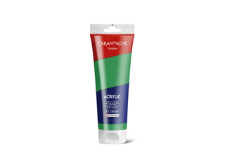Caran d'Ache | Acrylic Künstler-Acrylfarbe 250 ml Tube für vielseitige Maltechniken - Racher