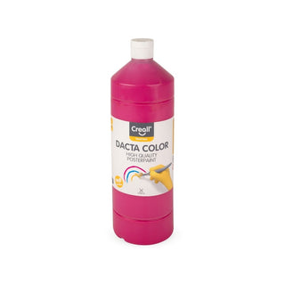 Creall | Dacta Color Plakatfarbe 1L Flasche Wasserbasiert, Mischbar & wasserverdünnbar - Racher