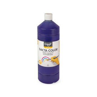 Creall | Dacta Color Plakatfarbe 1L Flasche Wasserbasiert, Mischbar & wasserverdünnbar - Racher