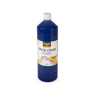 Creall | Dacta Color Plakatfarbe 1L Flasche Wasserbasiert, Mischbar & wasserverdünnbar - Racher