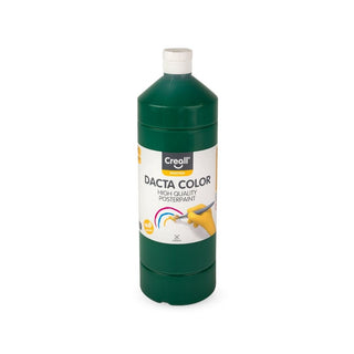 Creall | Dacta Color Plakatfarbe 1L Flasche Wasserbasiert, Mischbar & wasserverdünnbar - Racher