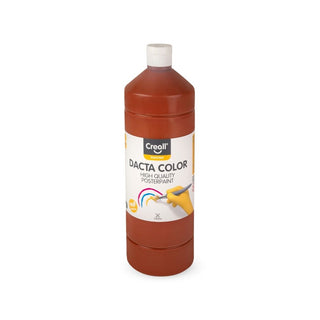 Creall | Dacta Color Plakatfarbe 1L Flasche Wasserbasiert, Mischbar & wasserverdünnbar - Racher