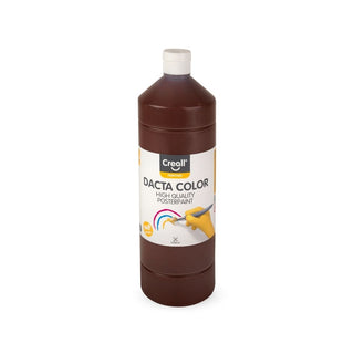 Creall | Dacta Color Plakatfarbe 1L Flasche Wasserbasiert, Mischbar & wasserverdünnbar - Racher