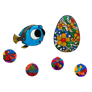 Creall | Fensterfarbe 500ml Flasche Abwaschbar Wasserbasiert & Transparent auftrocknend - Racher