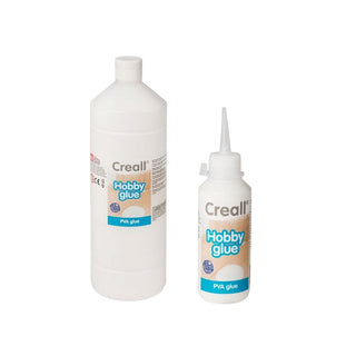 Creall | Hobby Glue - Weisser Bastelleim Stark haftend & Schnelltrocknend - Racher