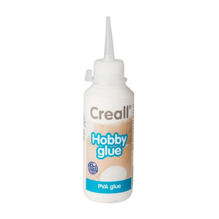 Creall | Hobby Glue - Weisser Bastelleim Stark haftend & Schnelltrocknend - Racher