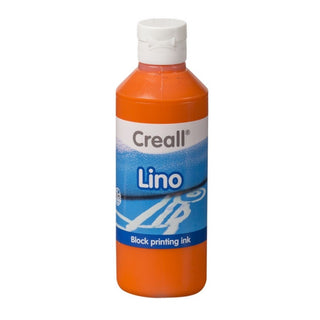 Creall | Linol-Druckfarbe 250ml Wasserbasiert & gebrauchsfertig, hohe Deckkraft, mischbar & vegan - Racher