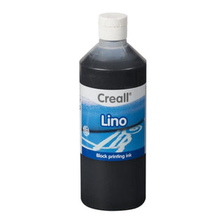 Creall | Linol-Druckfarbe 250ml Wasserbasiert & gebrauchsfertig, hohe Deckkraft, mischbar & vegan - Racher