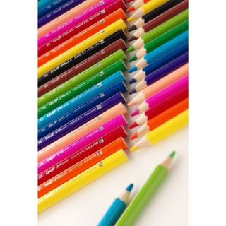 Creall | Maxi Farbstifte Farbstiftbox 12 hochwertige Farbstifte für Kinder, farbintensiv - Racher