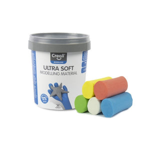 Creall | Modelling Ultra Soft Ultraweiche Knete Bunt Knetmasse Glutenfrei & Wiederverwendbar, trocknet nicht aus - Racher