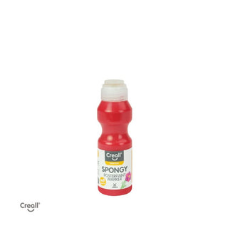 Creall | Spongy Plakatfarbe-Stifte 70ml Gouache Wasserbasiert, Schwammkappe an Öffnung - Gebrauchsfertig ohne Pinsel - Racher