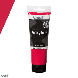 Creall | Studio Acrylics Acrylfarbe 120ml Tube Wasserbasiert, schnell trocknend, Wasserfest, Mischbar - Racher