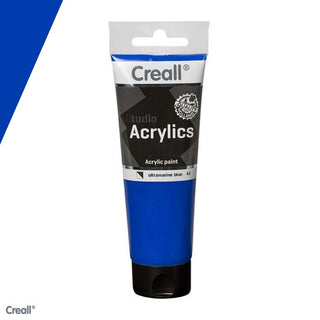 Creall | Studio Acrylics Acrylfarbe 120ml Tube Wasserbasiert, schnell trocknend, Wasserfest, Mischbar - Racher