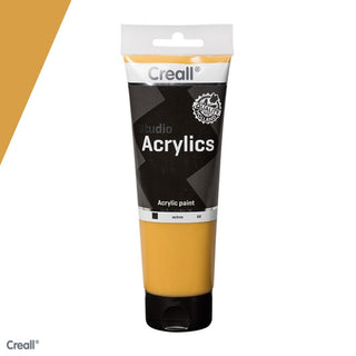 Creall | Studio Acrylics Acrylfarbe 120ml Tube Wasserbasiert, schnell trocknend, Wasserfest, Mischbar - Racher