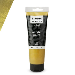 Creall | Studio Acrylics Acrylfarbe 120ml Tube Wasserbasiert, schnell trocknend, Wasserfest, Mischbar - Racher