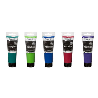 Creall | Studio Acrylics Acrylfarbe 120ml Tube Wasserbasiert, schnell trocknend, Wasserfest, Mischbar - Racher