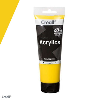 Creall | Studio Acrylics Acrylfarbe 250ml Tube Wasserbasiert, schnell trocknend, Wasserfest & Mischbar - Racher
