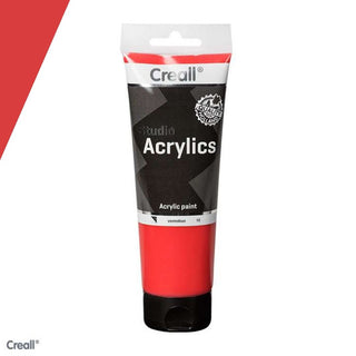 Creall | Studio Acrylics Acrylfarbe 250ml Tube Wasserbasiert, schnell trocknend, Wasserfest & Mischbar - Racher