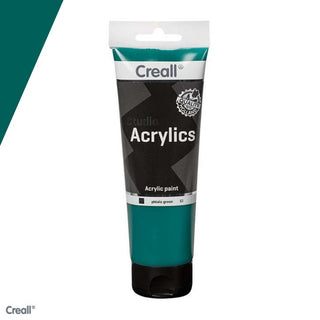 Creall | Studio Acrylics Acrylfarbe 250ml Tube Wasserbasiert, schnell trocknend, Wasserfest & Mischbar - Racher