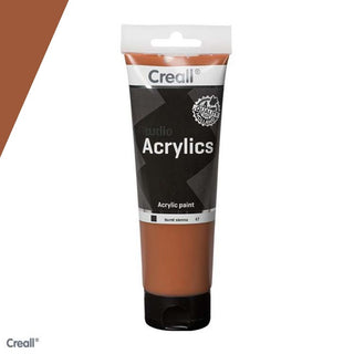 Creall | Studio Acrylics Acrylfarbe 250ml Tube Wasserbasiert, schnell trocknend, Wasserfest & Mischbar - Racher