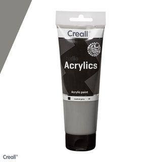 Creall | Studio Acrylics Acrylfarbe 250ml Tube Wasserbasiert, schnell trocknend, Wasserfest & Mischbar - Racher