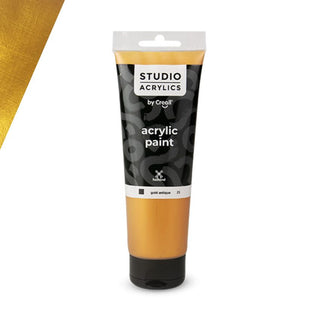 Creall | Studio Acrylics Acrylfarbe 250ml Tube Wasserbasiert, schnell trocknend, Wasserfest & Mischbar - Racher
