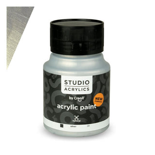 Creall | Studio Acrylics Acrylfarbe 500ml Flasche Wasserbasiert, schnell trocknend, Wasserfest & Mischbar - Racher