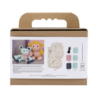 Creativ Company | Amigurumi Maus Häkelset DIY Baumwolle mint - Racher