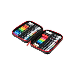 Darwi | Marbel Marker Universalmarker 24er-Set für Keramik, Glas, Textilien - Racher